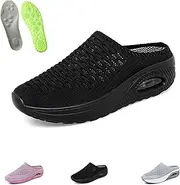 [Generic] Air Cushion Slip-On Walking Shoes Orthopedic Diabetic Walking Shoes, Mesh Breathable Arch Support Slip-On Slippers Sandals