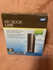 Western Digital My Book Live 2TB Personal Cloud Hard Drive Storage WD New