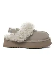 [UGG Australian Shepherd] Waffle Curly Platform in Sand