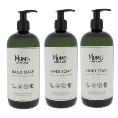 Hand Soap Fragrance Free 500ml x 3 By Mums With Love