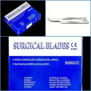 100pcs Carbon Steel No.15 Sterile Sealed Surgical Scalpel Blades DIY Precision