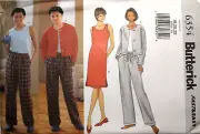 Butterick 6354 Misses Cardigan, Tank Top, Dress & Pants Sewing Pattern 18-20-22