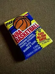 1988 Fleer Basketball Factory Sealed Wax Packs (RARE JORDAN INSERTS)