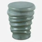 Uttermost 24869 Skye 17.75 inch Light Aqua Glaze Garden Stool