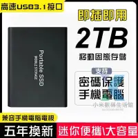 在飛比找蝦皮購物優惠-【小米優選】4TB超大容量 高速硬碟 外接硬碟 SSD 電腦