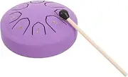 ibasenice 1 Set Small Instruments Musical Instruments Drums Hand Drums for Adults Titanium Steel Musical Instruments Purple