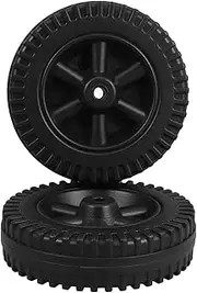 6 Inch Bbq Grill Wheels Replacement Parts for Bbq Cart Mini Fixed Caster Wheels Heat Resistant