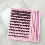 120pcs Clusters Eyelash Applicator Tool DIY Eyelash Extensions Kit Lash Clusters