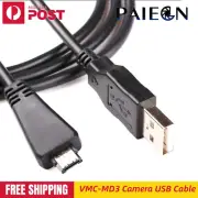 Paiegn VMC-MD3 USB Data Charger Cable Cord for Sony DSC-W580 DSC-H70 DSC-TX5