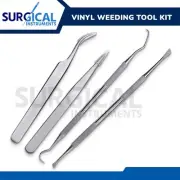 Premium Vinyl Weeding Tool Kit - Precision Stainless Steel Weeder - German Grade