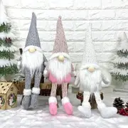 Scandinavian Christmas Gnome Doll - White Beard