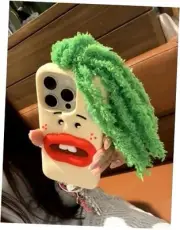 Funny Phone Case for iPhone 15 Pro Max, Cute 3D iphone 15 pro max Green