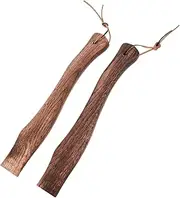 Abaodam 2pcs Wooden Axe Handle Slip Grip for Axes Easy Replacement Portable Design for Camping DIY Projects Outdoor Activities
