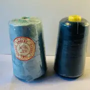 Vintage Cotton Reel Eagley Cotton Thread 10,000 Yd Tronee Thread Polyester 5000m