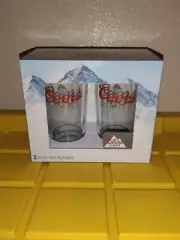 COORS LIGHT GLASS COORS LIGHT 16oz GLASS COORS LIGHT PINT GLASSES NEW