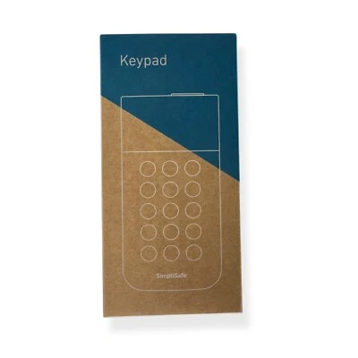 Simplisafe KP3W Alarm Home Security Keypad Wireless Touch-To-Wake Smash Safe