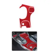 Carbon Fiber Gear Cup Traction Control Sticker A For Chevrolet Corvette 3PC red (for: Chevrolet)