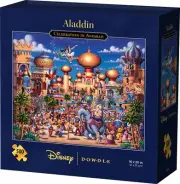 Dowdle Folk Art Aladdin - Celebration in Agrabah 500 Piece Jigsaw Puzzle By Eric