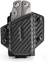 TGCode G4 Multi-Tool Sheath for LEATHERMAN Wave, Adjustable Sheath with Back Clip for Belt