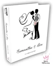 PERSONALISED Bespoke Wedding Planner Organiser Diary / Engagement gift / Couple