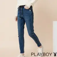 在飛比找momo購物網優惠-【PLAYBOY】修身牛仔褲(藍色)