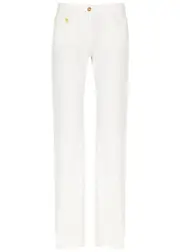 Palm Angels Logo-embossed Straight-leg Jeans - Off White - 30 (W30 / UK12 / M) 30 (W30 / UK12 / M)