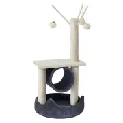 Cat Tree 76cm Scratching Post Tower Scratcher Condo House Hanging toys