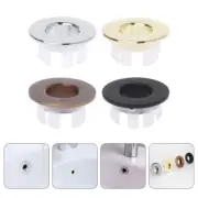 4 Pcs Kitchen Sink Trim Ring Wash Basin Overflow Ring Kitchen Sink Plug