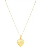 Argento Vivo Engraved Locket Pendant Necklace, 16-18