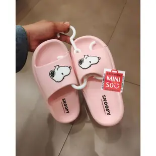 Miniso 拖鞋 SNOOPY 夏季旅行系列