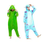 Sully Mike Monsters Inc Onesie Kigurumi Costume Party Book Week Fancy Dress
