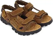 [Asifn] Athletic Sport Sandals Slides Men Outdoor Summer Leather Fisherman Beach Casual Shoes Strap Hiking