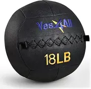 Yes4All Wall Ball (Black, Blue Camo) - Soft Medicine Ball/Wall Medicine Ball for Full Body Dynamic Exercises