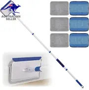 Skirting Borad Cleaner Tool with Handle, Wall Floor Mop with Extendable Long Han