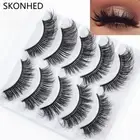 Multilayer 3D Faux Mink Hair Wispy Fluffy False Eyelashes Extension Tools