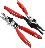 2pcs Hose Removal Pliers Lightweight Mechanic Tool for Fuel Line and Cooling Hose Separation for Tight Spaces Durable Construction