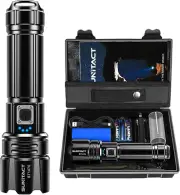 Flashlights High Lumens, Rechargeable Flashlight Led 2000 Lumen XHP70.2 Super