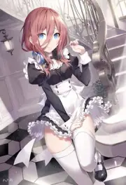 B2 C101 Wall Scroll Melonbooks Quintessential Quintuplets Nakano Miku Maid Ver