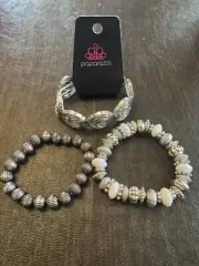 Paparazzi Jewelry Lot Of 3 Bracelets