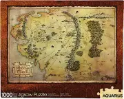 the Hobbit Map Puzzle (1000 Piece Jigsaw Puzzle) - Glare Free - Precis