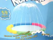 VISTOP Non-Slip Splash Pad for Kids and Dogs Sprinkler Pool Summer New Box 59 in