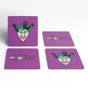 Batman Joker Logo Coaster Set