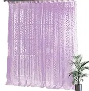Decorative Tulle Curtains, Elegant Willow Tulle Drapes, Light Filtering Voile Curtains, Soft Voile Curtains, Tulle Design Curtain and Drapes for Kids Living Room Bedroom