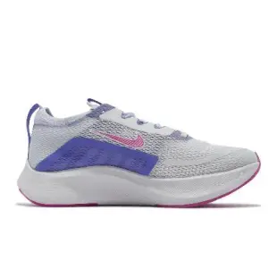 Nike 慢跑鞋 W Zoom Fly 4 氣墊 女鞋 跑鞋 運動 灰 粉 CT2401-003