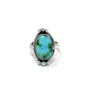Marcella James, Ring, Sonoran Gold Turquoise, Navajo, 6 1/2