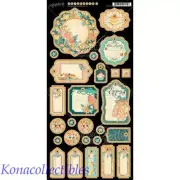 Graphic 45 Cafe Parisian Chipboard #1 Journaling New!
