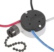 Ceiling Fan Switch Zing Ear Ze-208S E89885 3 Speed 4 Wire Pull Chain Switch Fan