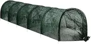 Raised Garden Bed Mesh Netting,Garden Protection Netting Mesh Bird Screen - Protection Barrier Tunnel for Plants Flowers Vegetables Cucumber Tomato Chilly in Raised Bed Greenhouse