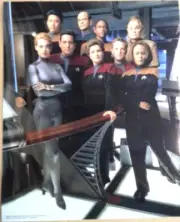Vintage 1998 Star Trek Voyager "ChromeArt" 8x10 Color Photo- Warehouse Find