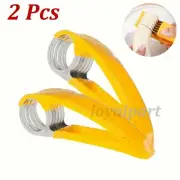 2Pcs Banana Slicer Fruit Vegetable Cutter Sausage Cucumber Knife Kitchen Tool US